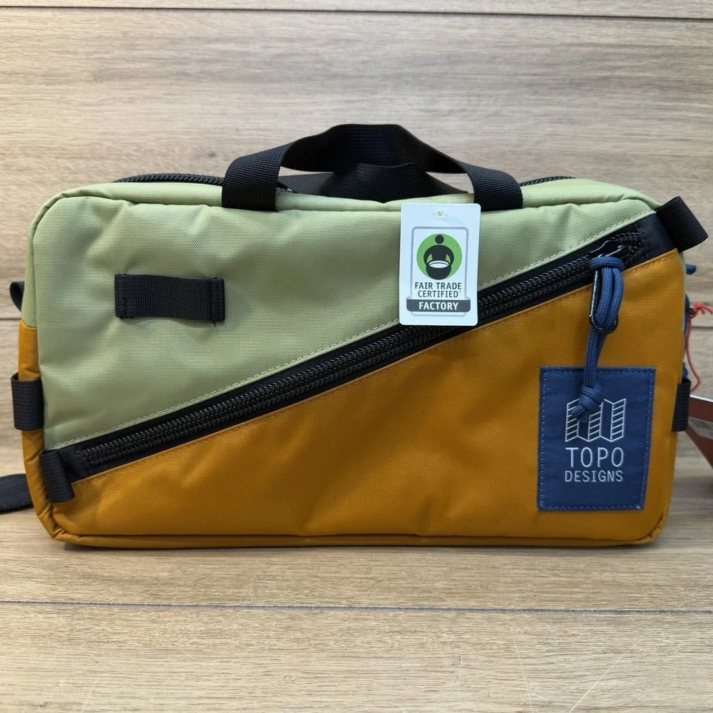Topo Designs Quick Pack Shoulder & Waist Bag Moss Spice 7L - New with Tags!